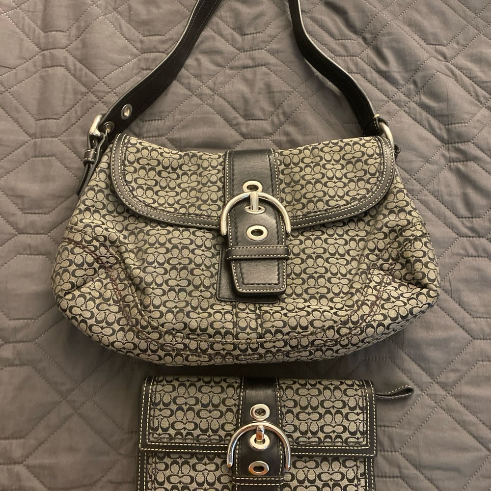 EUC coach bag and wallet